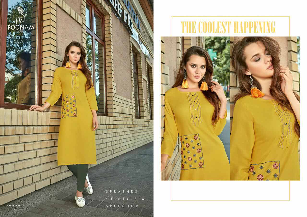 Poonam Designer Diva Nx Vol-2 Soft Cotton Kurti Poonam Designer Diva Nx Vol-2 Soft Cotton Kurti